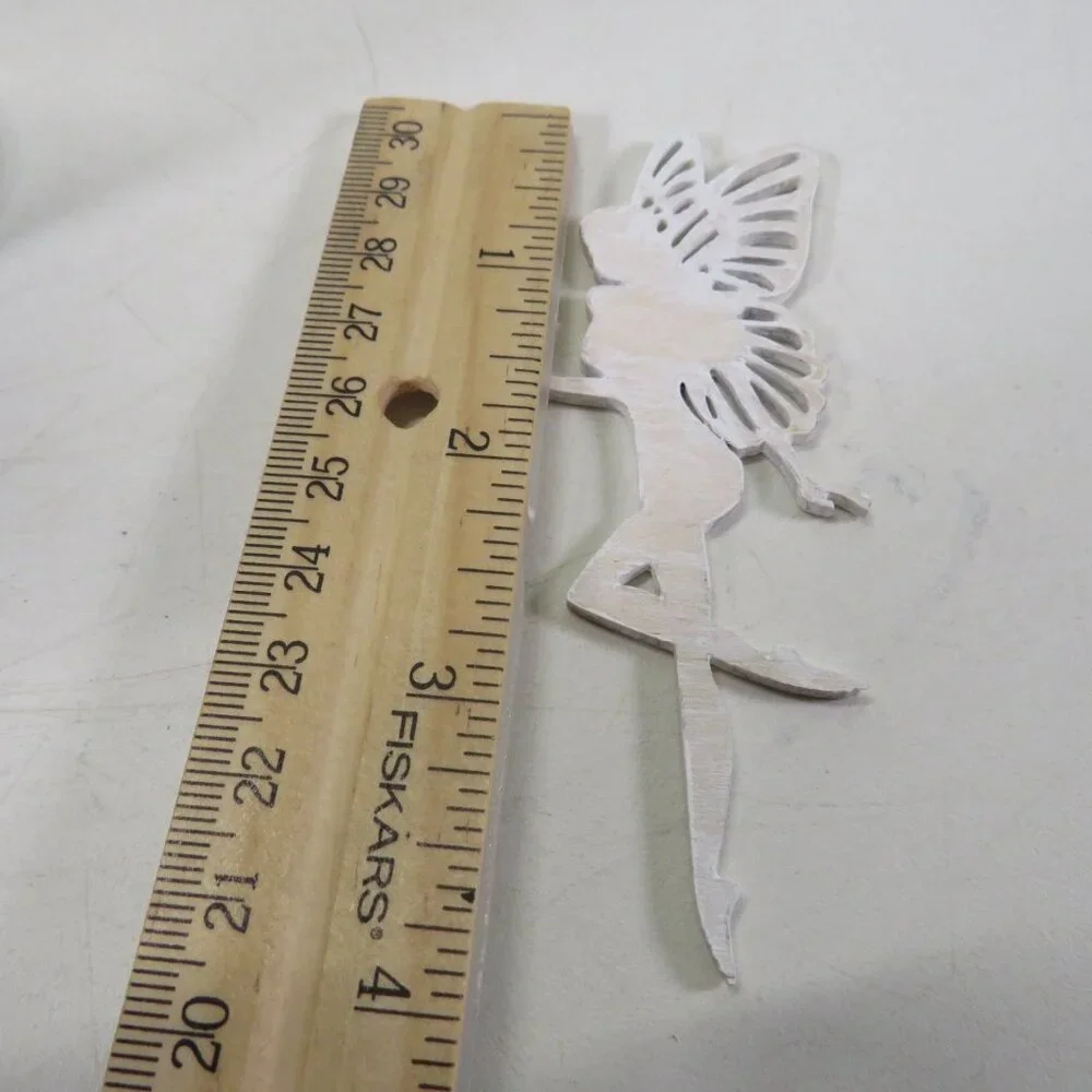Fairy in a bottle READY TO CRAFT Glass Jar with Cork Wood Laser Cut Fairy